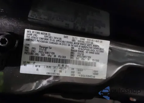 2016 Ford C-Max Hybrid Sel z USA, uszkodzony, nr VIN 1FADP5BU9GL101580